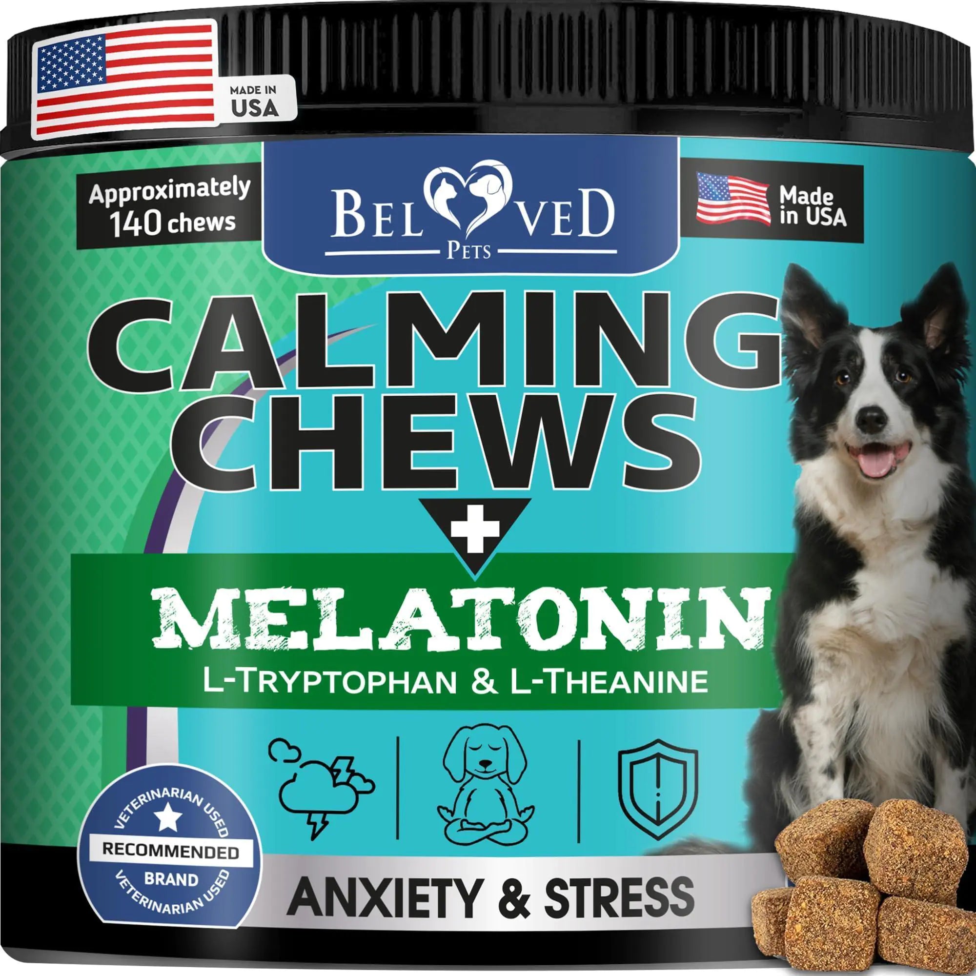Hemp Calming and Anxiety Relief Chews for Dogs or Puppies
