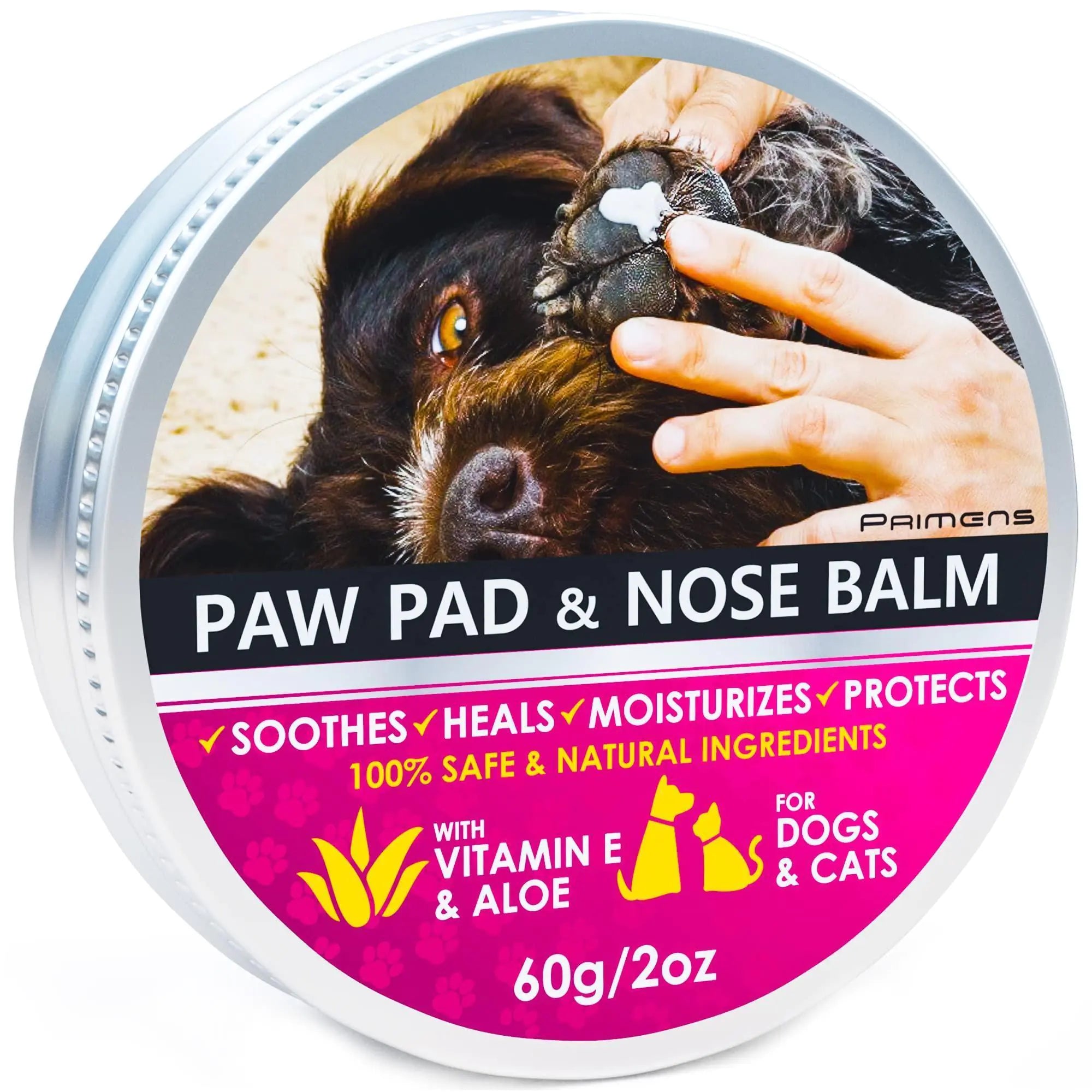 Natural Dog Paw Balm Wax 2oz