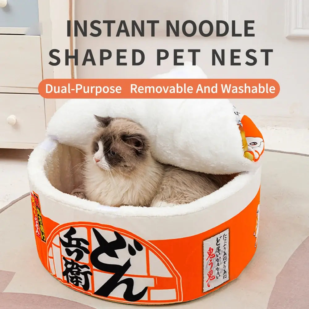 Instant Noodle Warm Dog or Cat Cushion Bed