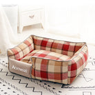 Plaid Soft Pet Sleeping Bed (Zooky-Pets)