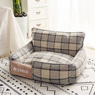Plaid Soft Pet Sleeping Bed (Zooky-Pets)