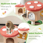 Mushroom Cat Tree Tower (3 Sizes at Zooky-Pets)