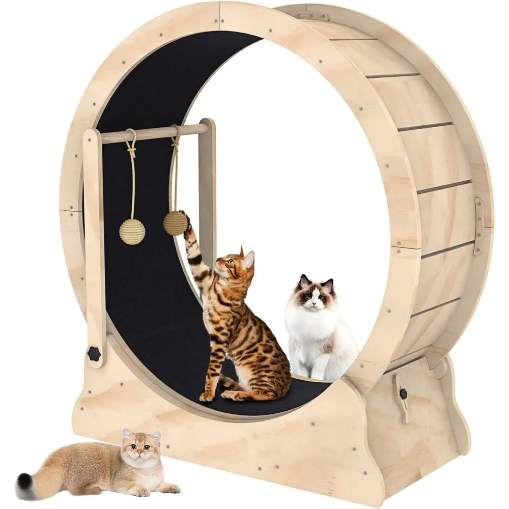 Cat Treadmill With Carpeted Runway (Zooky-Pets)