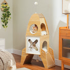 Modern Cat Tree with 2 Cozy Condos