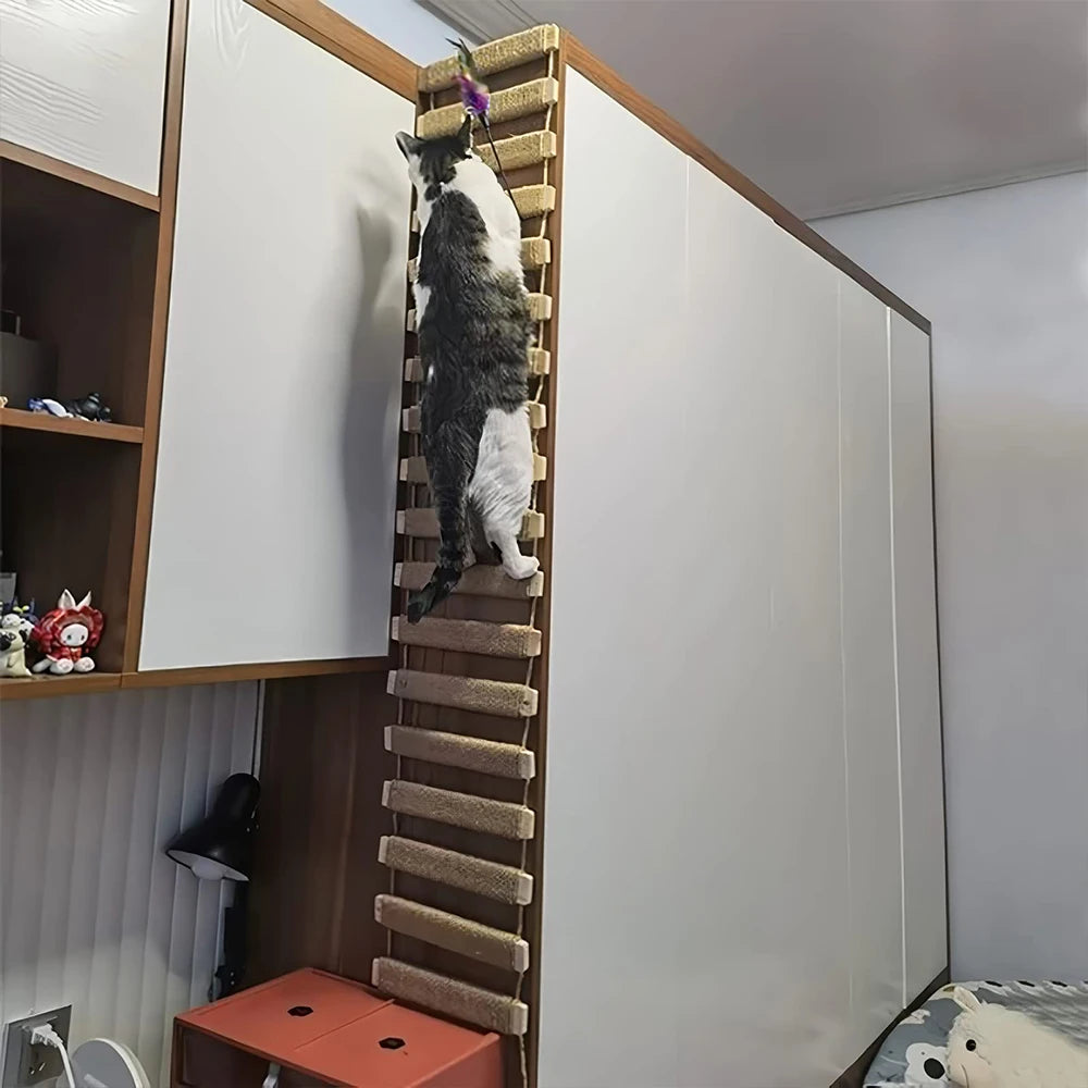 Sisal Wooden Rope Ladder 