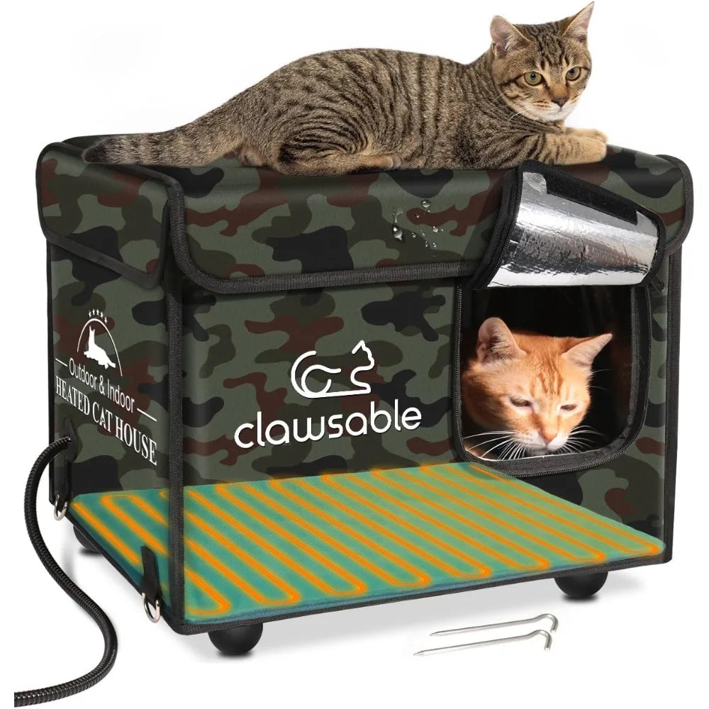 Clawsable Indestructible Heated Cat House