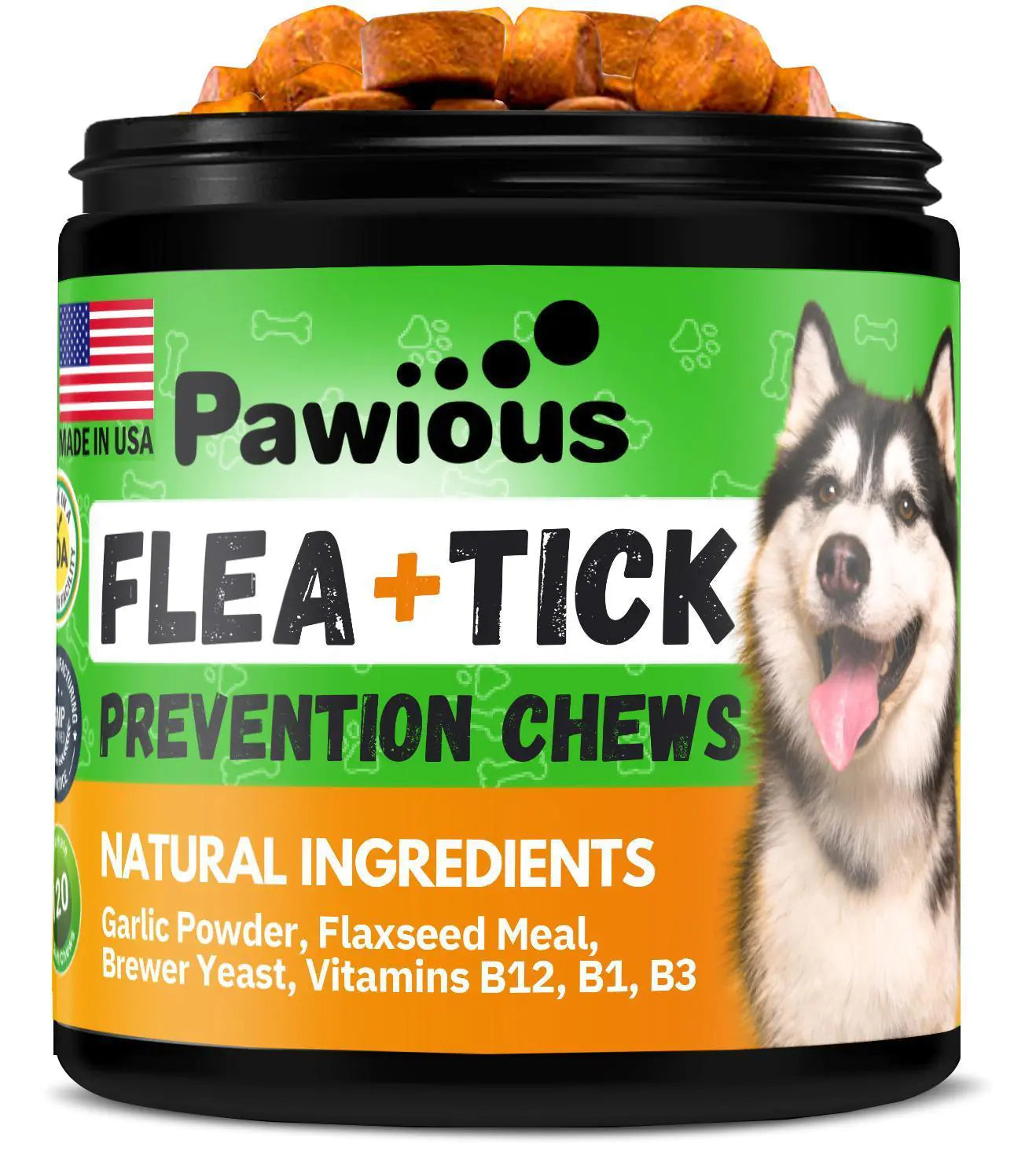 Chewable Natural Dog Insect Control and Parasite Prevention